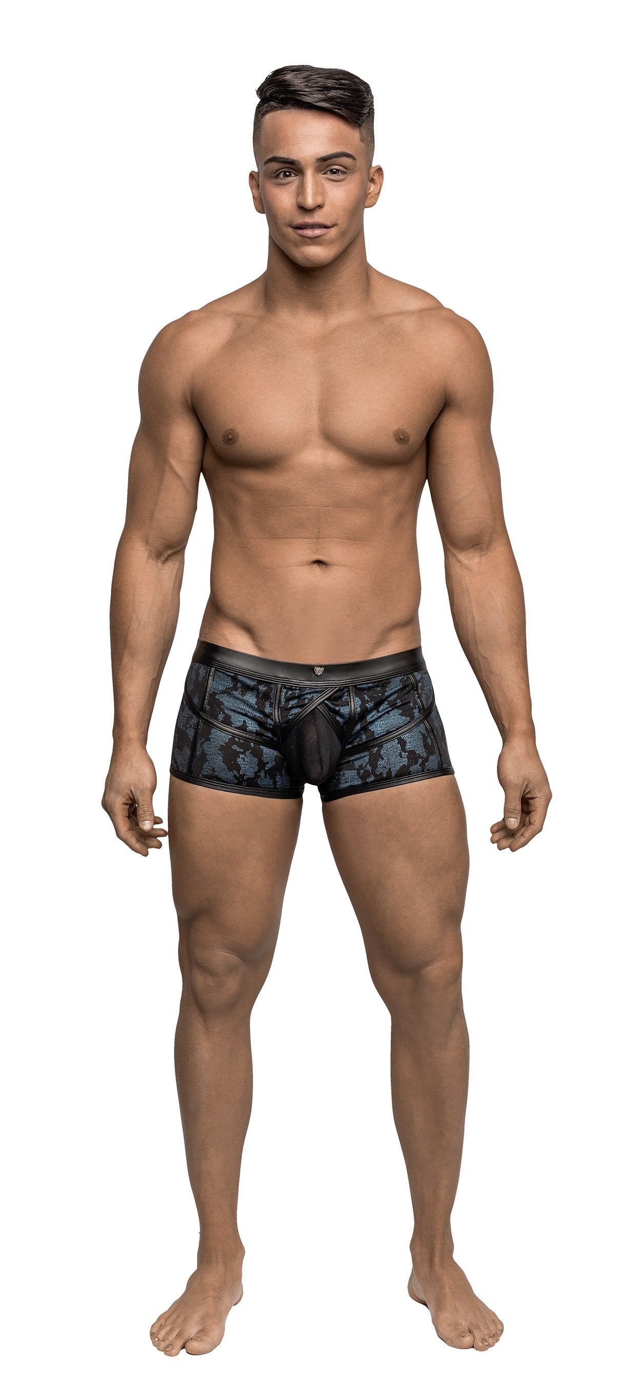 Strapped & Bound - Short - Medium - Black/ Blue MP-134238BBM