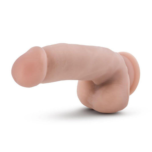 Silicone Willy's 7 Inch Dildo With Balls - Vanilla BL-16633