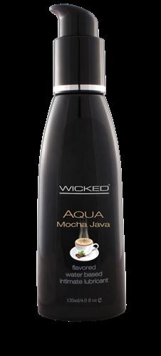 Aqua Mocha Java Flavored Water-Based Intimate Lubricant 2 Oz. WS-90312