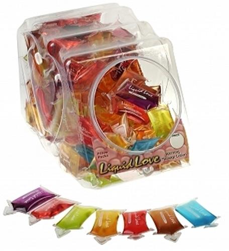 Liquid Love - 144 Piece Bowl - 10 ml Pillows - Assorted PD9582-99D