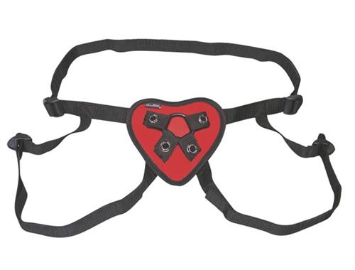 Red Heart Strap-on Harness EL-LF-1361RED