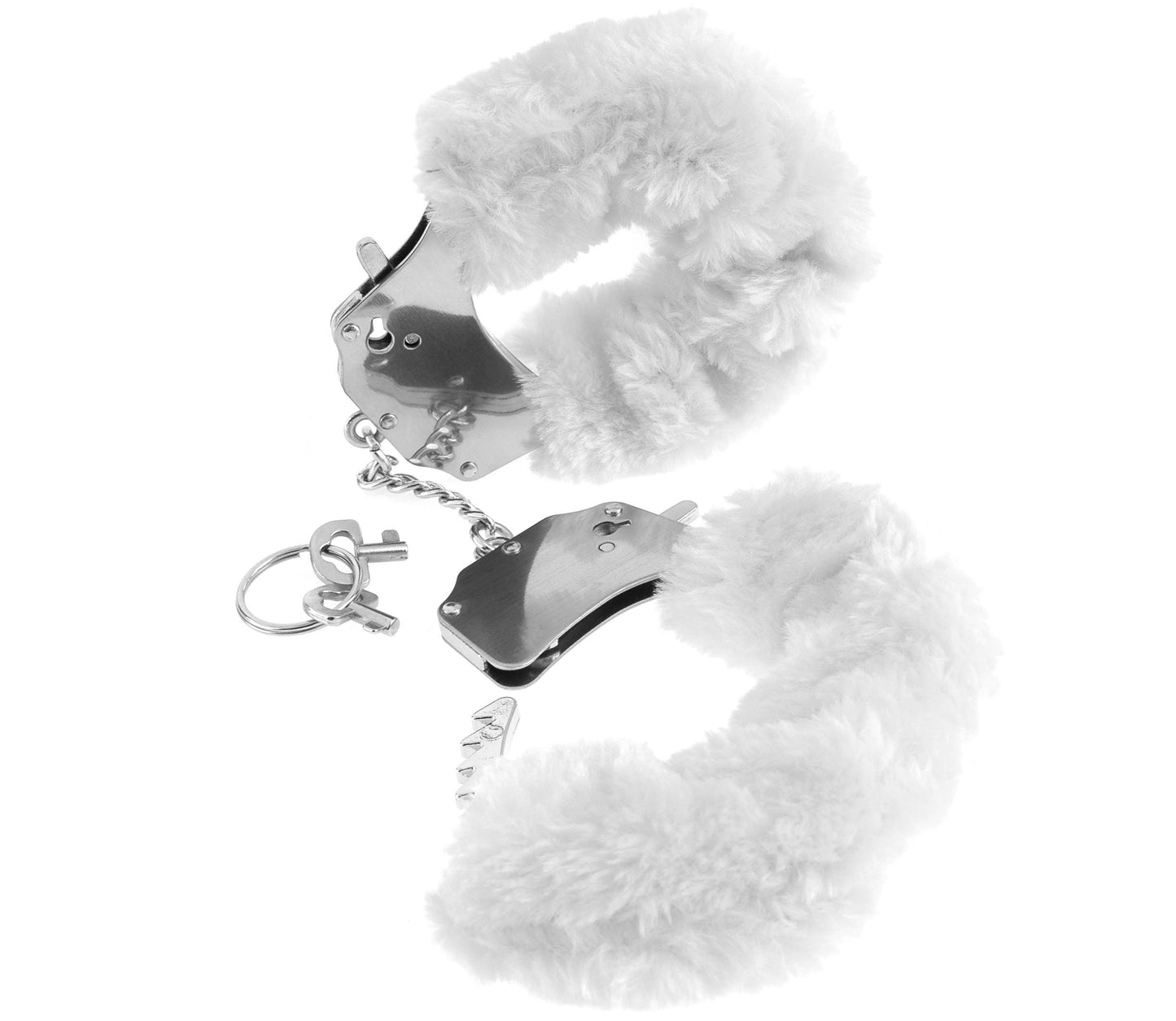 Fetish Fantasy Series Furry Cuffs - White PD3804-19