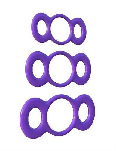 Fantasy C-Ringz 3-Ringz Quick Release Trainer - Purple PD5814-12