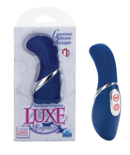 7-Function Silicone Luxe Empower Massager - Blue SE2144273