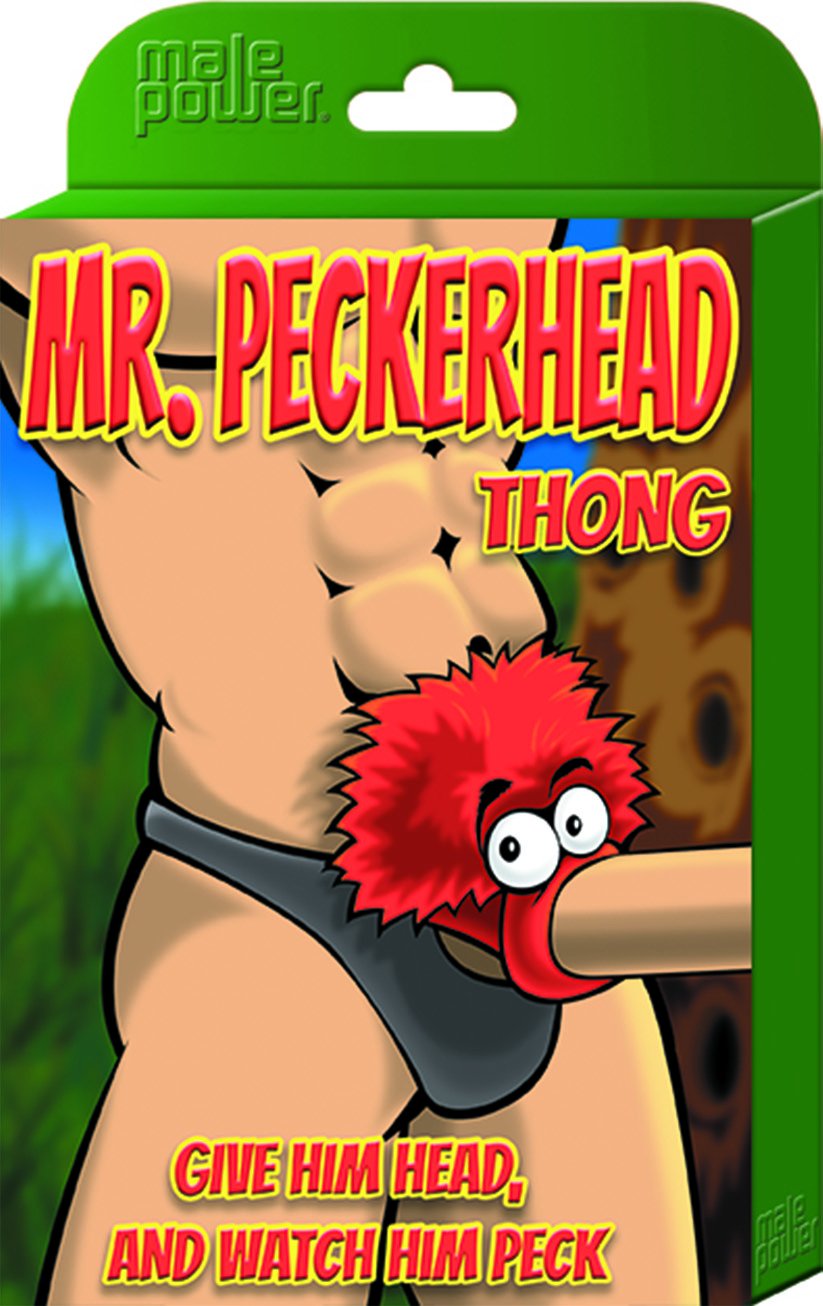 Mr. Peckhead Thong - One Size - Black MP-PAK726BKOS