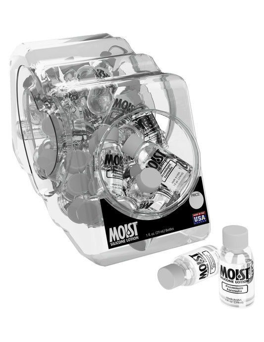Moist Silicone Lotion - 48 Piece Bowl - 1 Fl. Oz. Bottles PD9717-99D