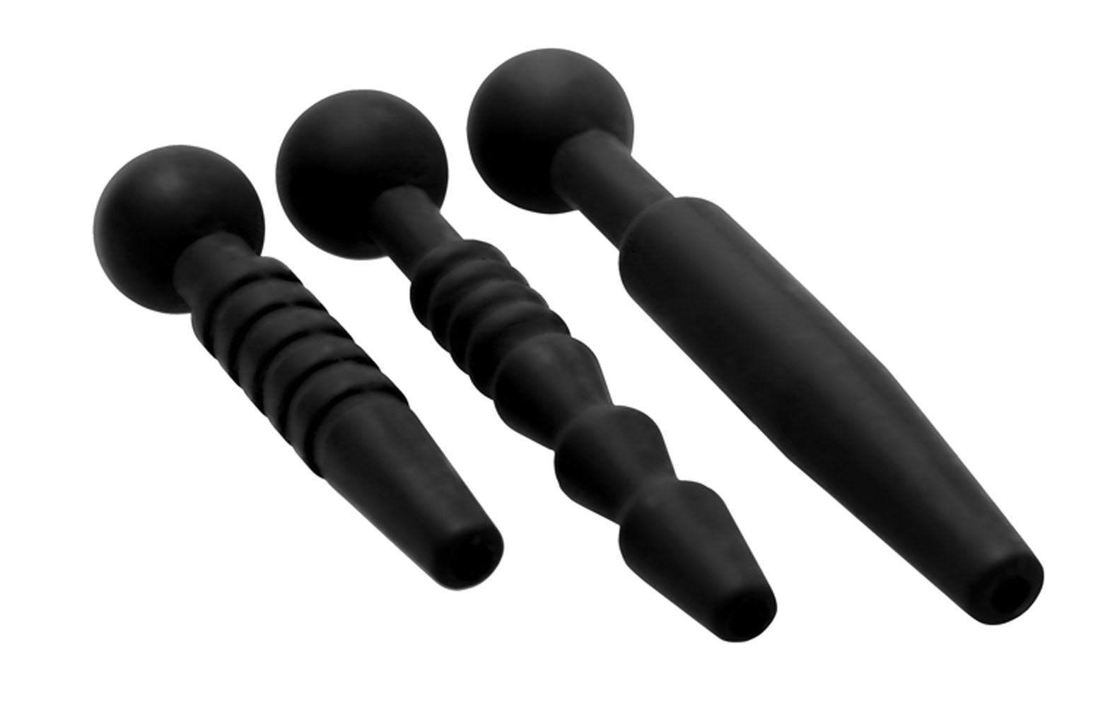 Dark Rods 3 Piece Silicone Penis Plug Set MS-AE840