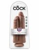 King Cock 9 Two Cocks One Hole - Tan PD5551-22