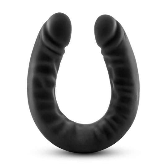 Ruse - Silicone Double Headed Dildo - 18 Inch - Black BL-32395