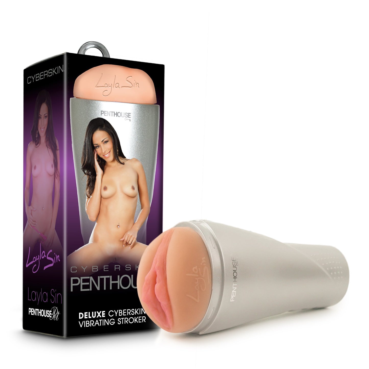 Penthouse Deluxe Cyberskin Vibrating Stroker -  Layla Sin TS1091285