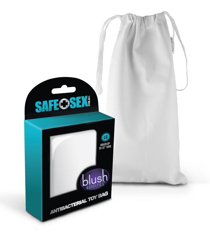 Safe Sex - Antibacterial Toy Bag - Large - 24 Piece Counter Display BL-99915D
