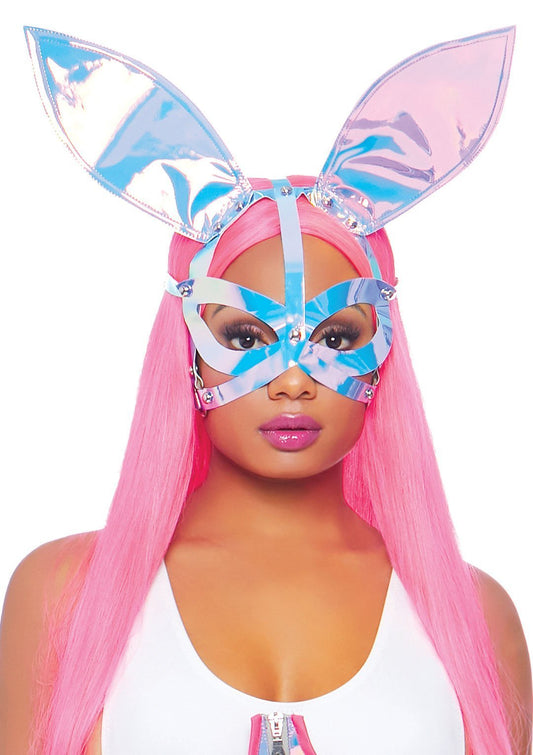 Holographic Bunny Ear Mask LA-3749