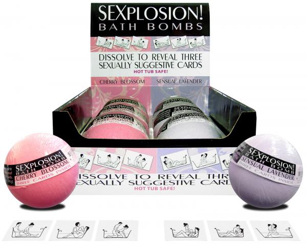 Sexplosion! Bath Bombs - Display - 6 Count KG-BGR29