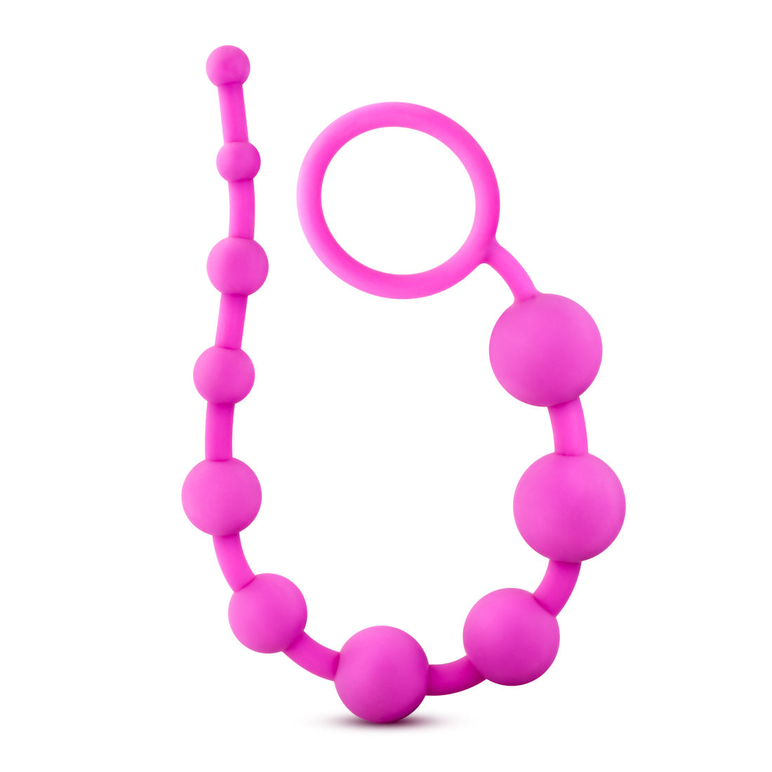 Luxe Silicone 10 Beads - Fuchsia BL-11000