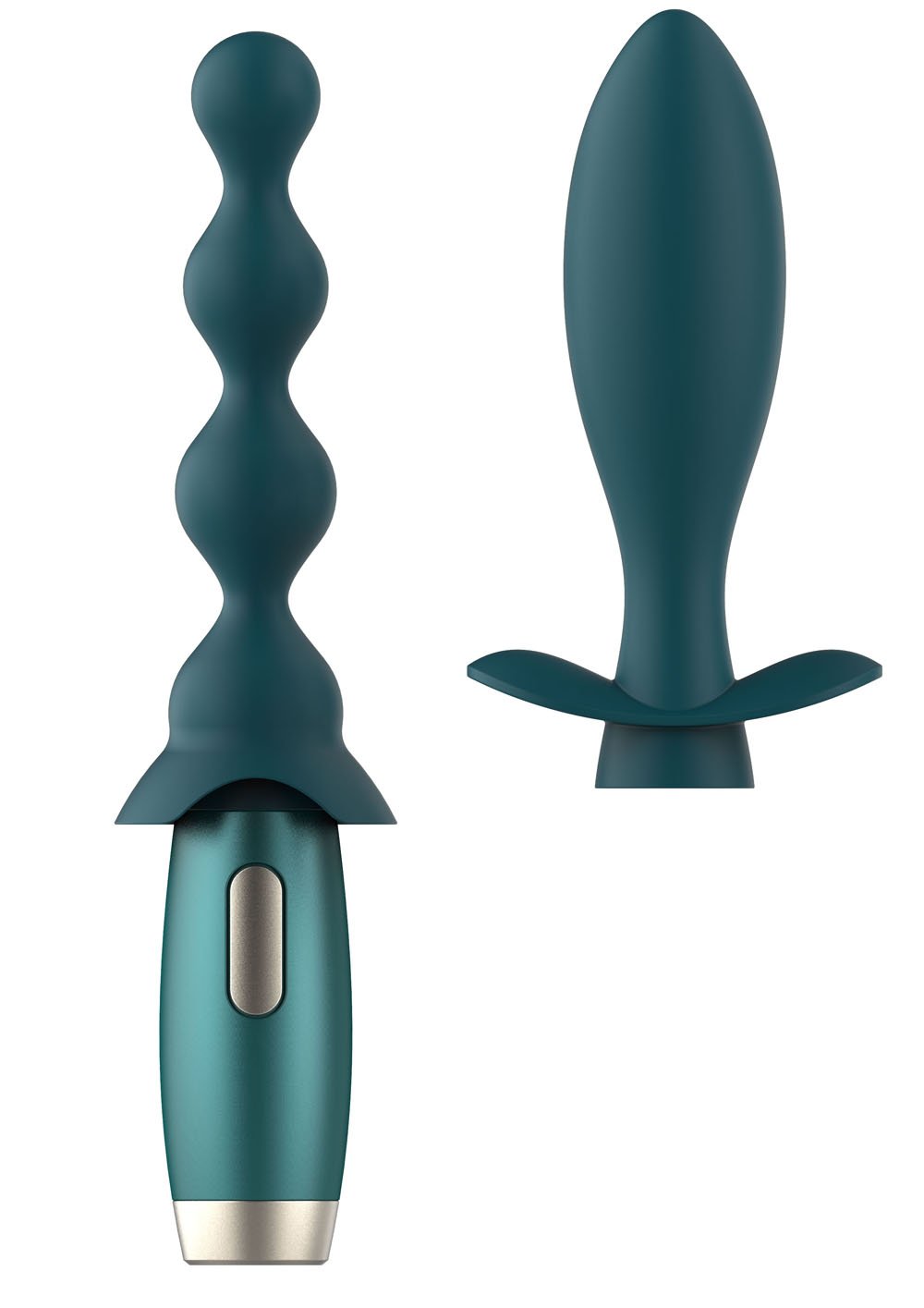 Perks Exo Anal Beads and Plug - Teal LS-LS12214