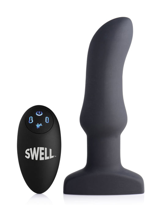 World's 1st Remote Control Inflatable Curved 10x Anal Plug SWL-AG304