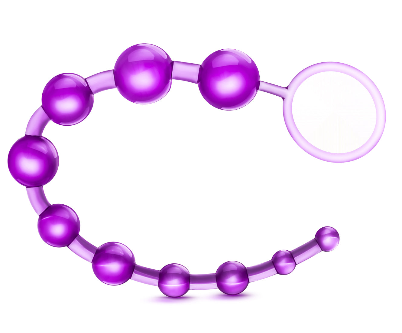 Sassy 10 Anal Beads - Purple BL-23171