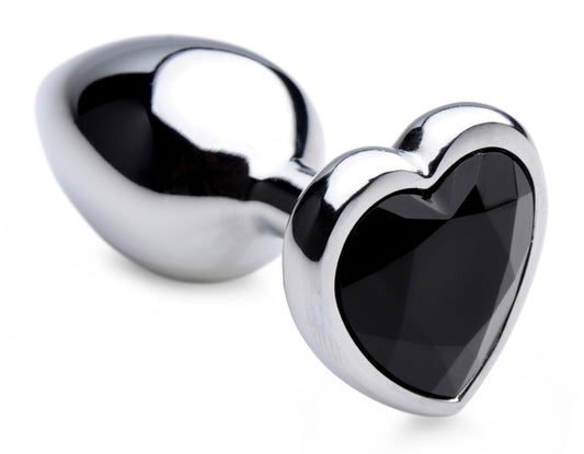 Black Heart Gem Anal Plug - Small BTYS-AG476S