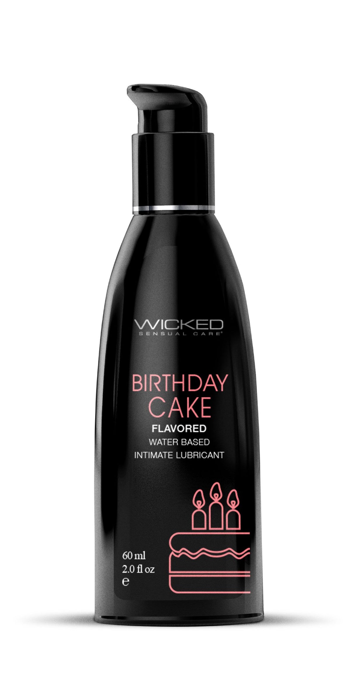 Aqua Birthday Cake Flavored Water Based  Lubricant - 2 Oz WS-90442