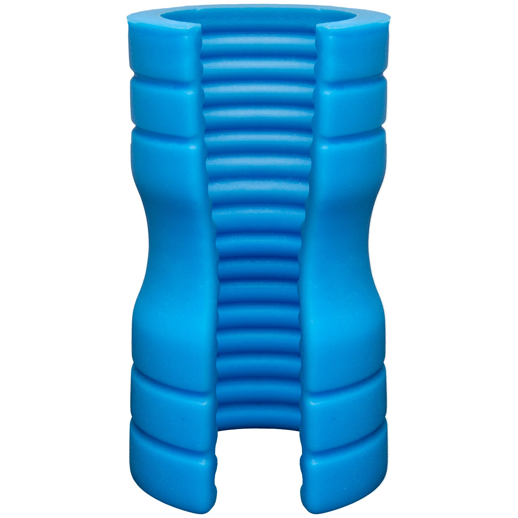 Optimale  - Truskyn  Silicone Stroker - Ribbed -  Blue DJ0694-02-BX