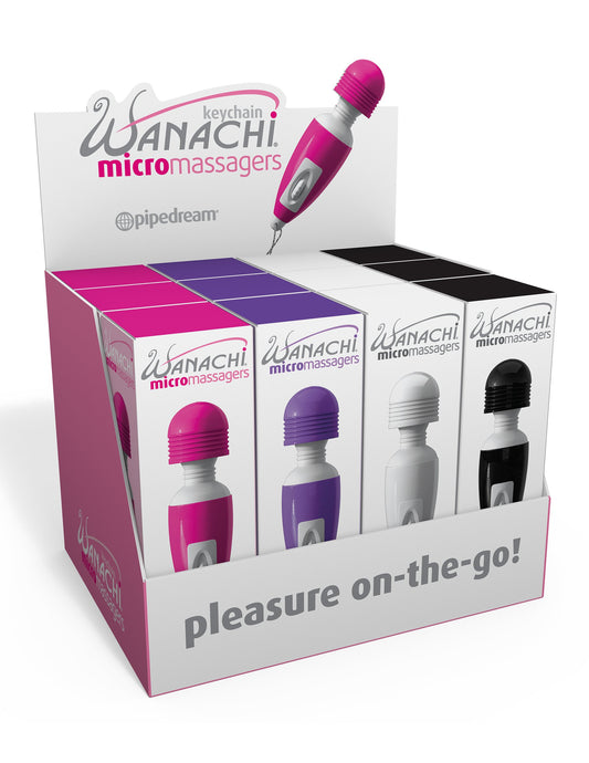 Wanachi Micro Massagers - 12 Count Display PD3038-99