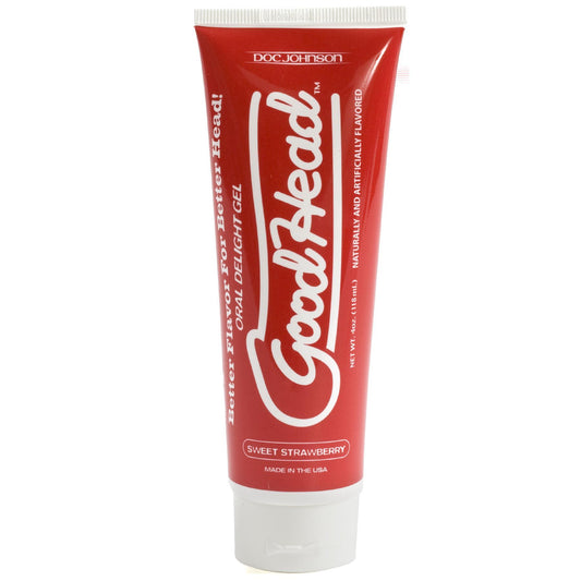 Good Head Oral Delight Gel 4 Oz - Strawberry DJ1360-03