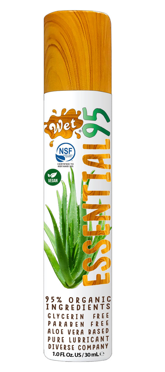 Wet Essential95 Certified 95% Organic Aloe Based  Lubricant - 1 Fl. Oz. WT42235