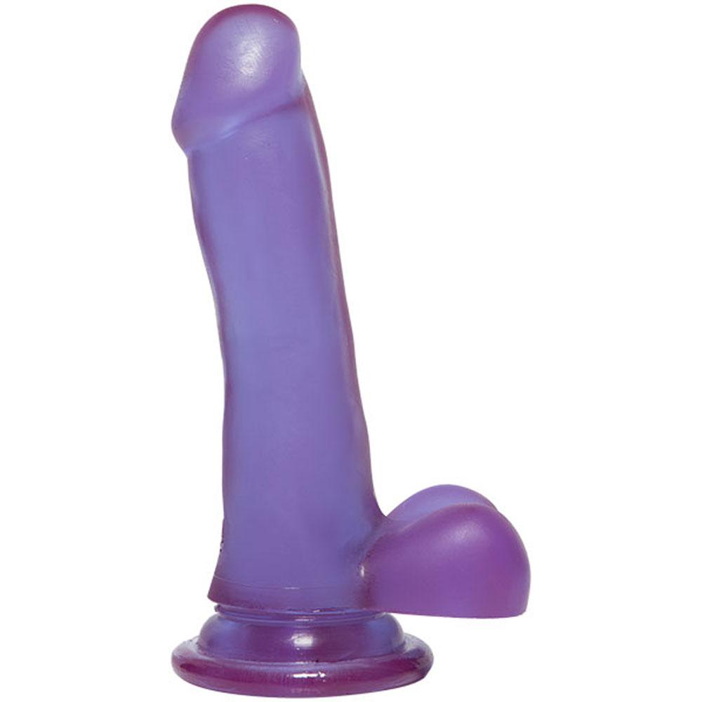 Crystal Jellies - 6.5 Inch Slim Cock With Balls DJ0288-15-CD