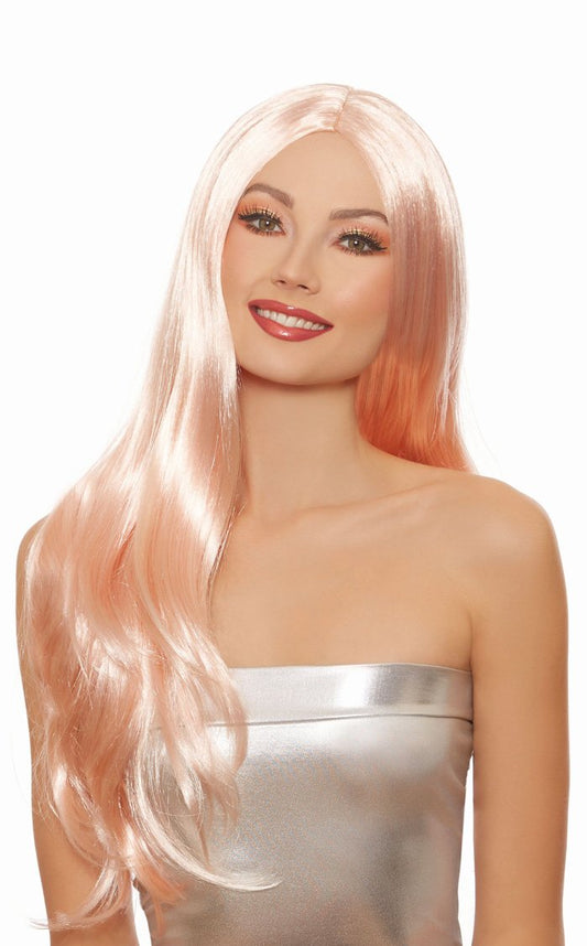 Dreamgirl Long Straight Rose Gold Wig DG-11358