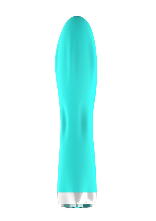 Iconic Charm One Touch Vibrator - Aqua LS-LS04212