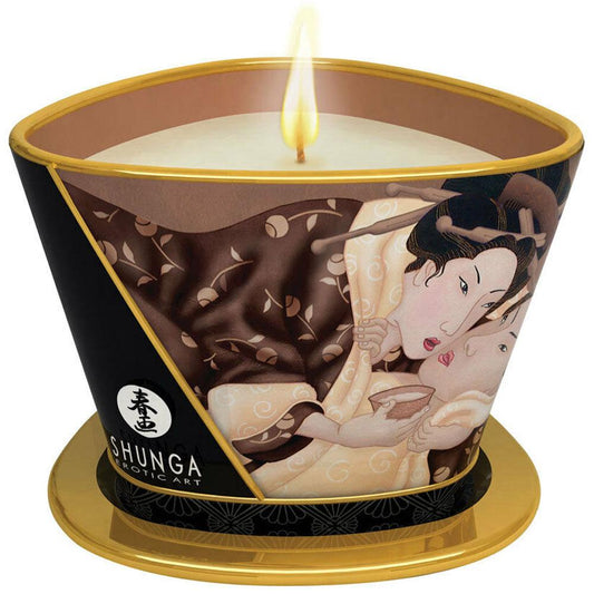Massage Candle - Excitation - Intoxicating  Chocolate - 5.7 Oz. SHU4509