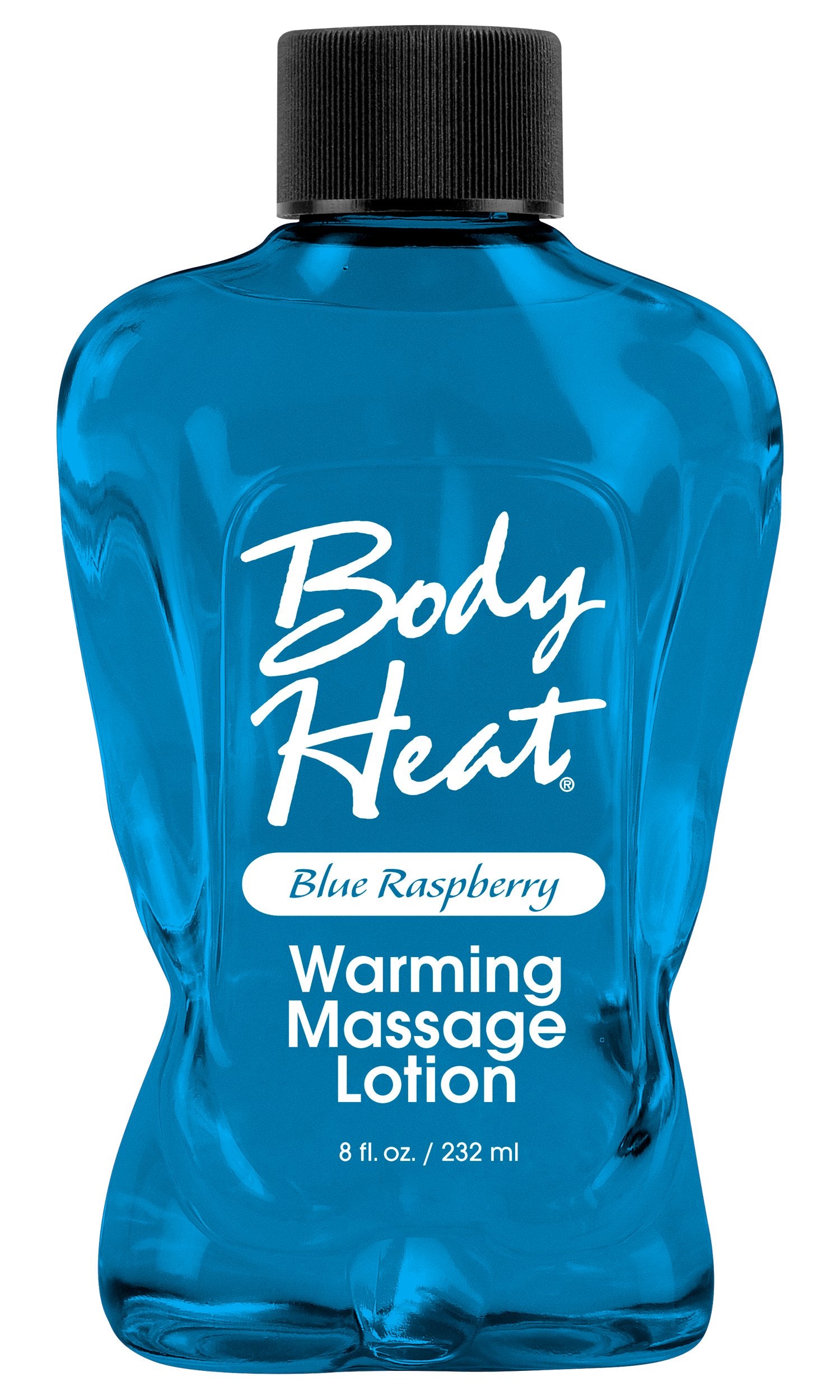 Body Heat Warming Massage Lotion - 8 Fl. Oz. - Blue Raspberry PD9550-64