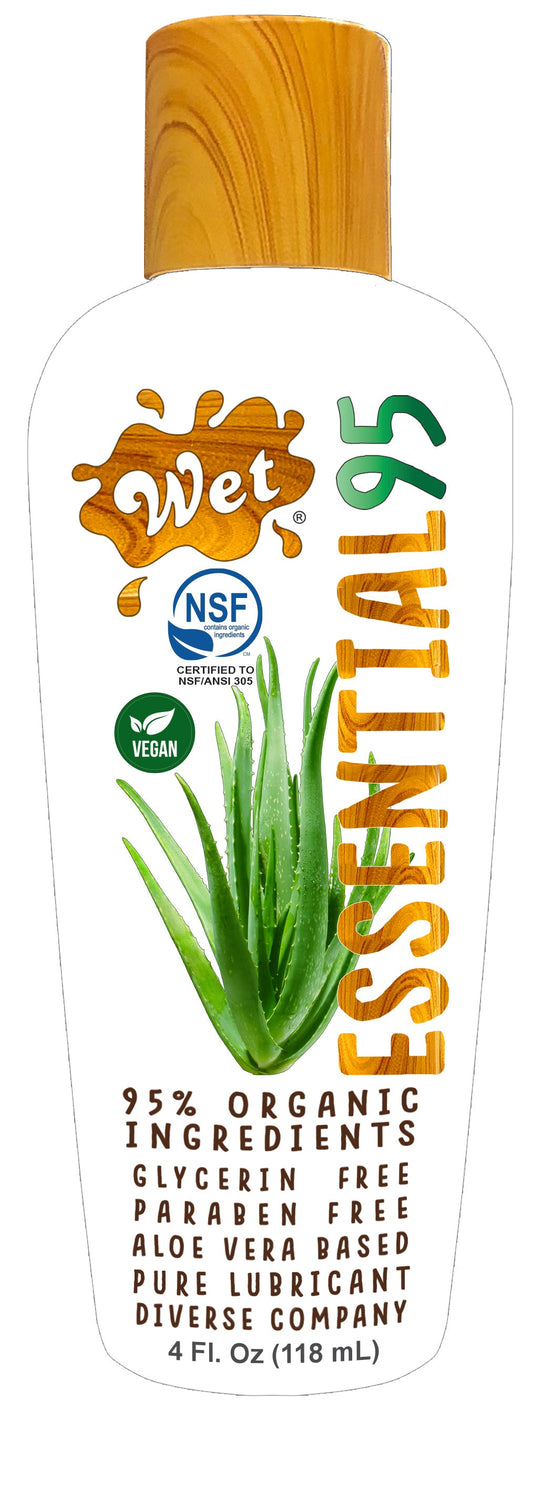 Wet Essential95 Certified 95% Organic Aloe Based  Lubricant - 4 Fl. Oz. WT42231