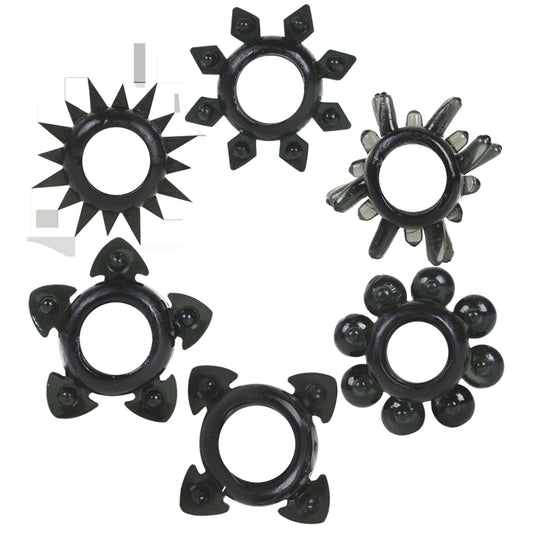 Tower of Power Set of 6 - Black DJ0860-02