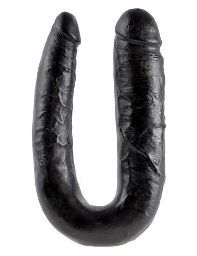 King Cock Double Trouble - Large - Black PD5515-23