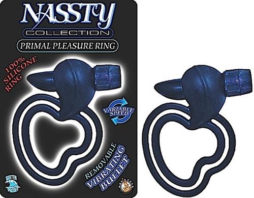 Nassty Collection Primal Pleasure Ring - Black NW2342-3