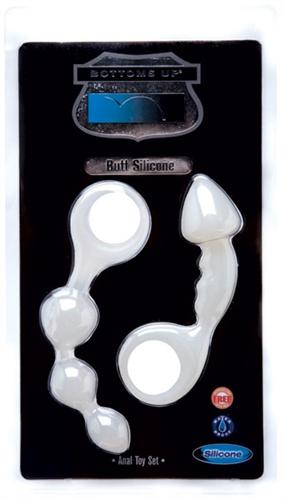 Bottoms Up Anal Toy Set - Clear TS1003416