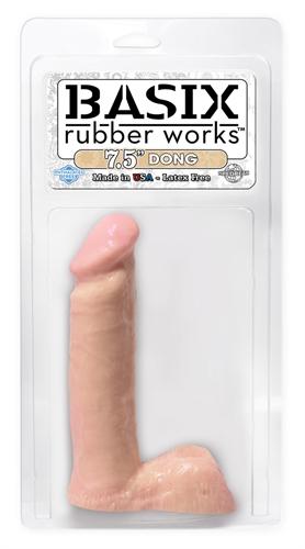 Basix Rubber Works - 7.5 Inch Dong - Flesh PD4203-21