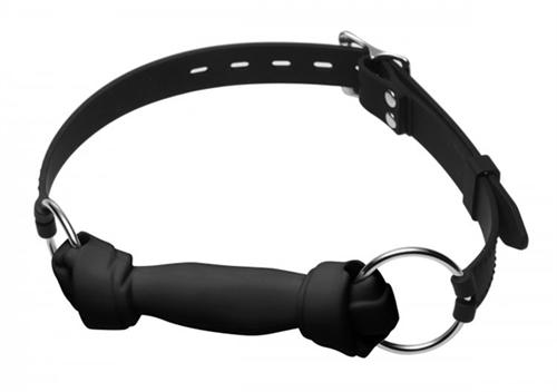 Silicone Bone Gag - Black MS-AD789