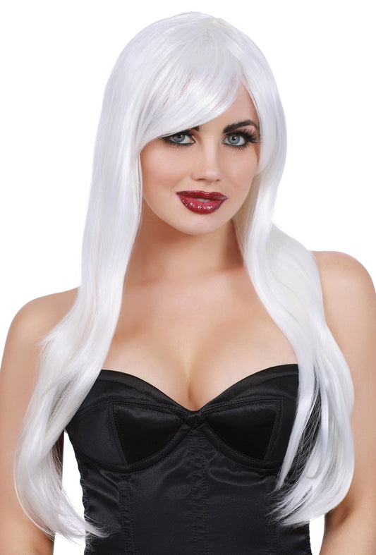 Layered Long White Wig DG-11689WHT