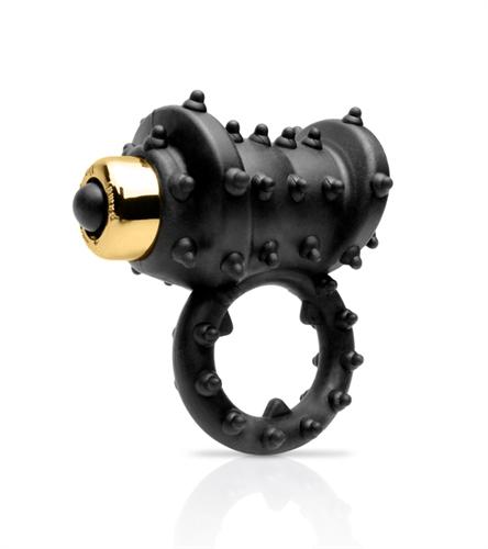 Fetish Fantasy Gold Vibrating Cockring - Black PD3992-23