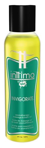 Inttimo by Wet Massage Oil - Invigorate- 4 Fl. Oz. / 120ml WT28757