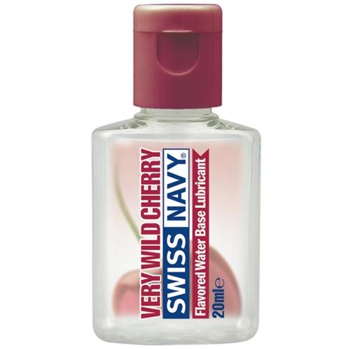 Swiss Navy Flavors Water-Based Lubricant - Very Wild Cherry - 20 ml MD-SNFLAVWCE