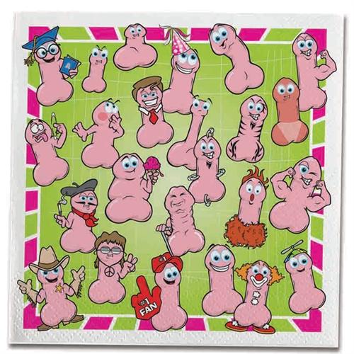 Wild Willys Party Napkins - 10 Count BC-PP11