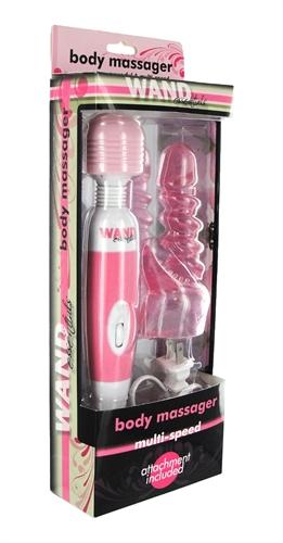 Variable Speed Wand With Attachment - Pink WE-AC120-PNK