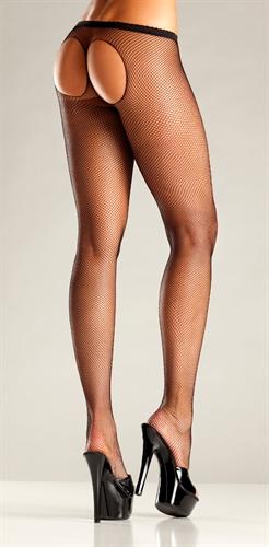 Sheer Thong Pantyhose - One  Size BW-672B