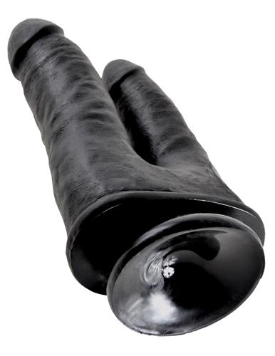 King Cock Double Penetrator - Black PD5512-23