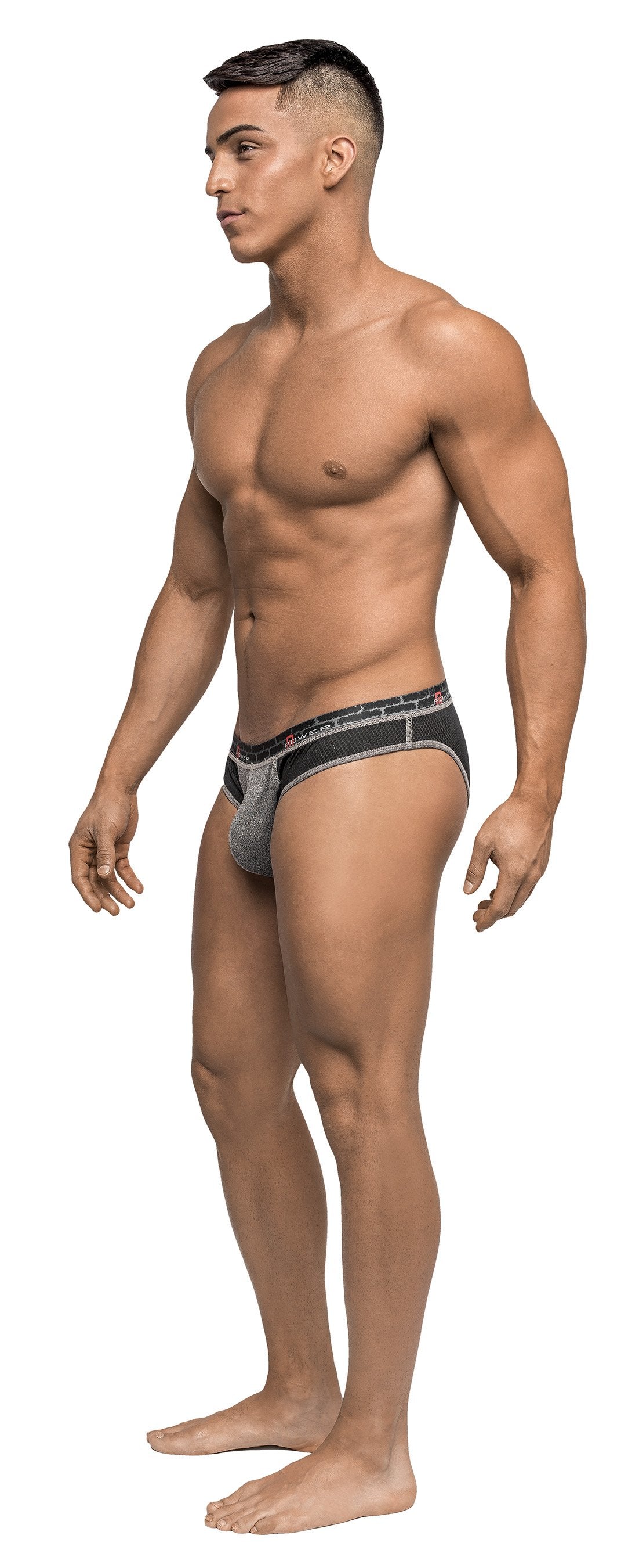 Reversible - Bikini - Large - Gray/ Black MP-484237GBL