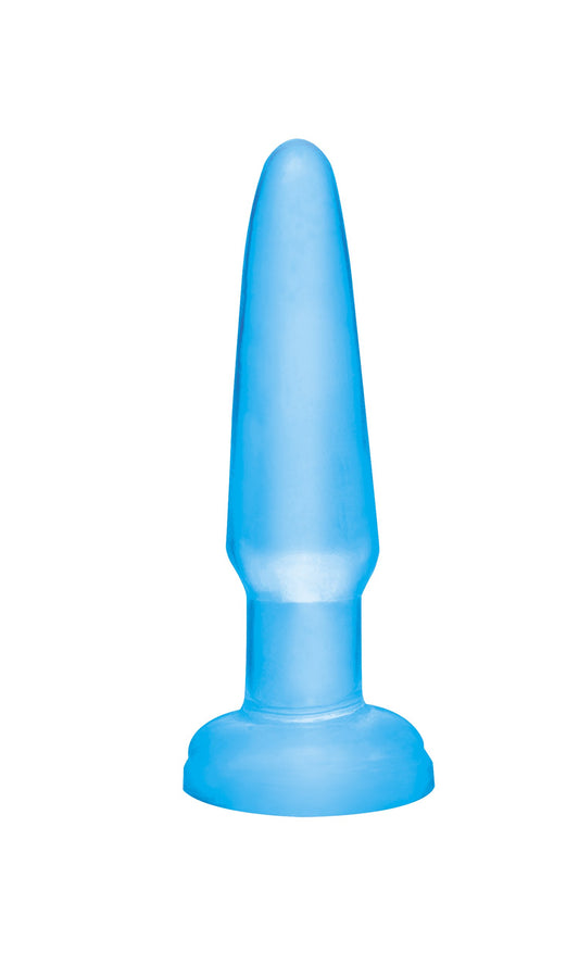 Basix Rubber Works - Beginner's Butt Plug - Blue PD4267-14