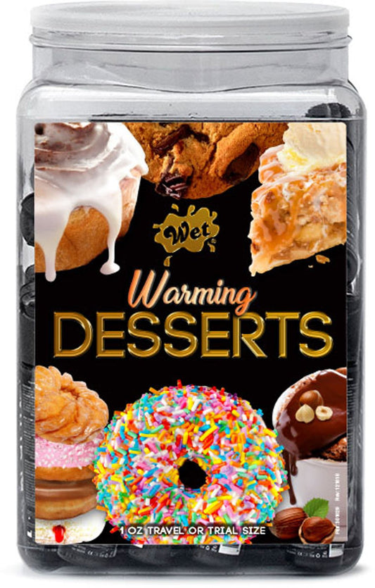Wet Warming Desserts Assorted 1 Fl Oz Counter Bowl Display 36pc WT21609